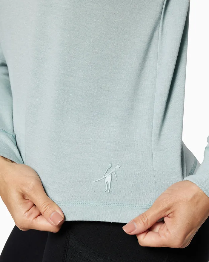 Toes On The Nose Schooner Hoodie | Women's (Sea Silk) in Seafoam