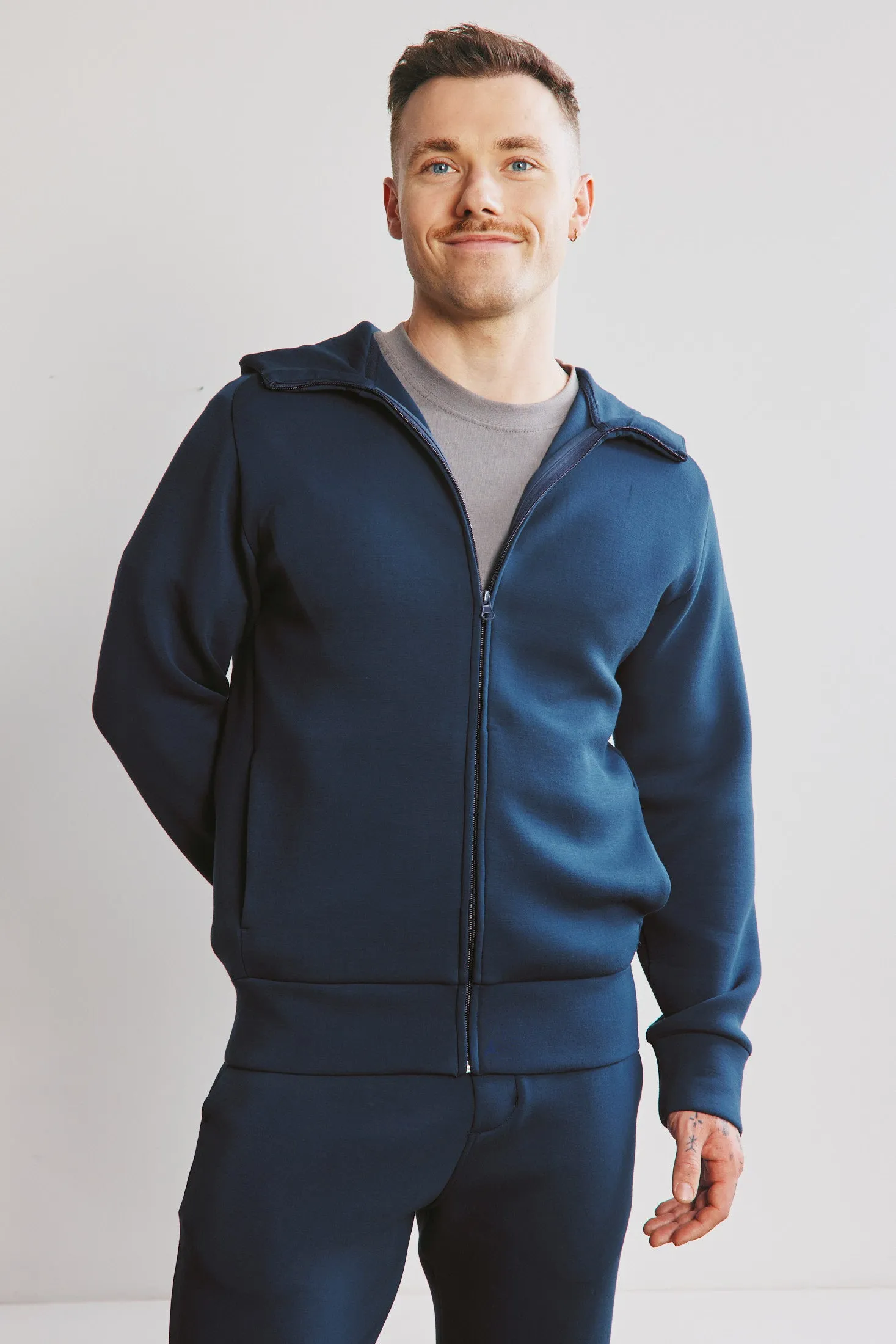 Venture Zip-Up Hoodie - Navy