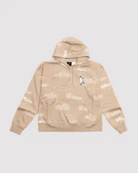 W BROOKLYN FLEECE HOODIE "DESERT"