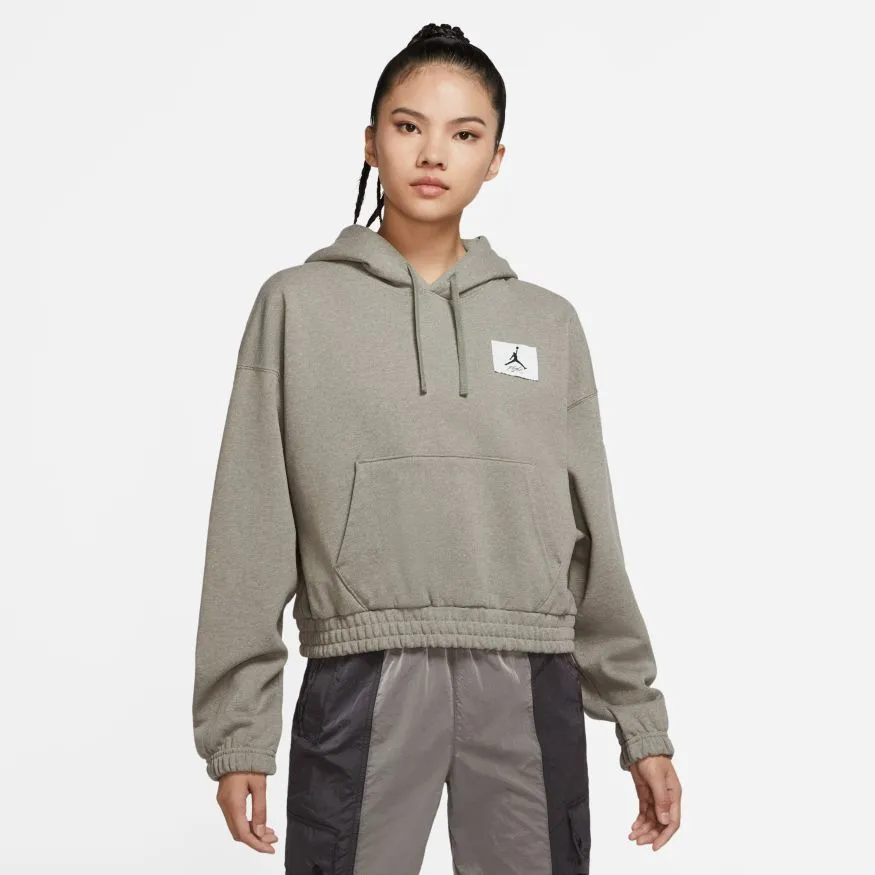 W JORDAN ESSENTIAL FLEECE HOODIE "LIGHT ARMY"