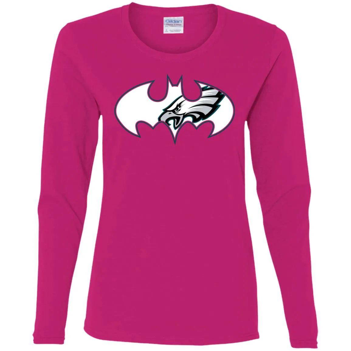 We Are The Philadelphia Eagles Batman Nfl Mashup Women Long Sleeve Shirt