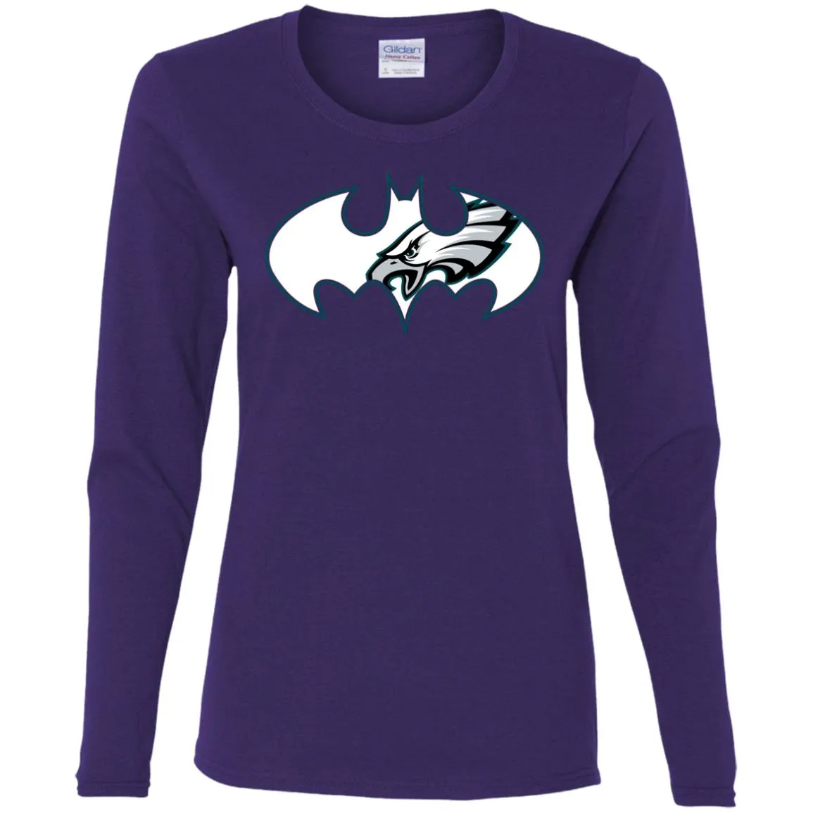 We Are The Philadelphia Eagles Batman Nfl Mashup Women Long Sleeve Shirt