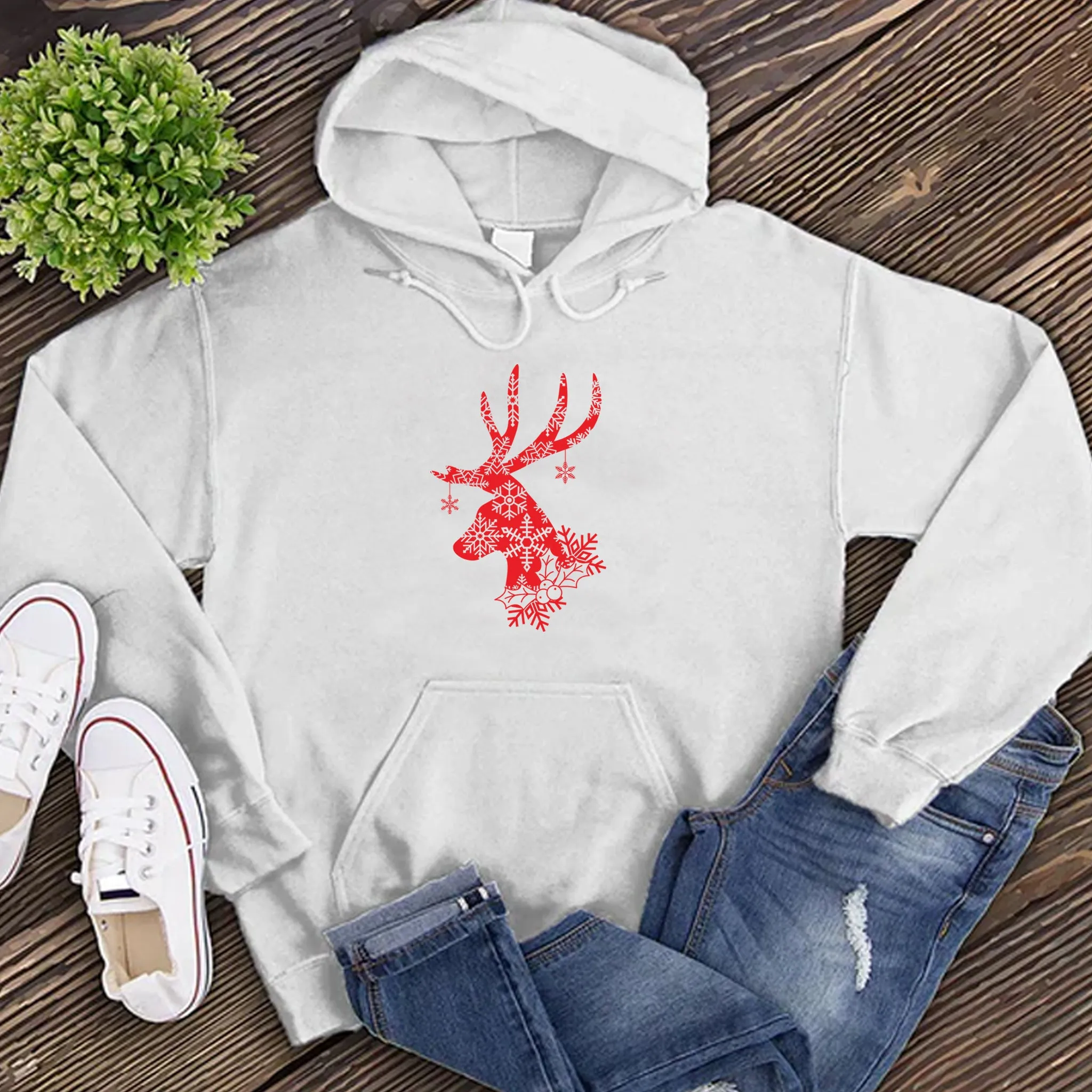 Winter Wonderland Reindeer Hoodie