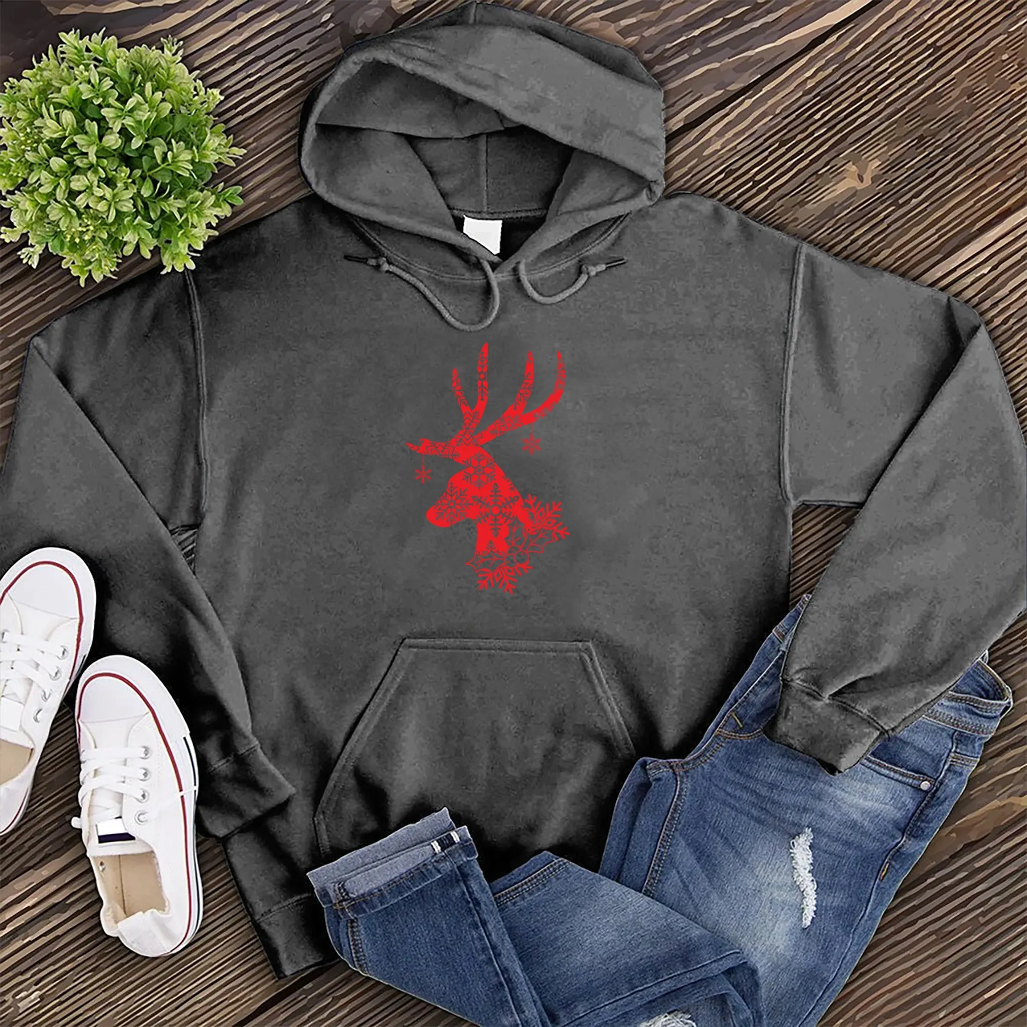 Winter Wonderland Reindeer Hoodie