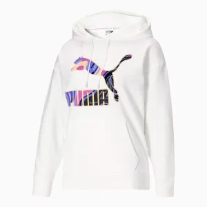 Women's Marbled Logo Pull Over Hoodie